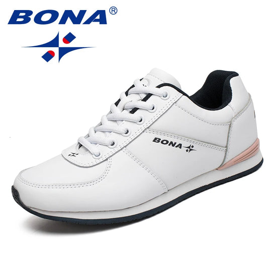 BONA New Classics Style Women Running Shoes Lace Up Women Athletic Sho-Sport Elite Hub