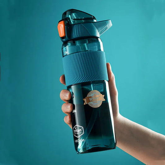 750ml Tritan Material Water Bottle With Straw Eco-Friendly Durable Gym Fitness Outdoor Sport Shaker Drink Bottle