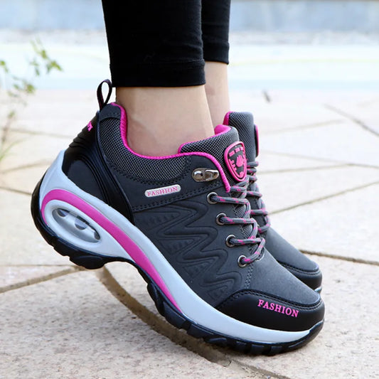 Womens Air Cushion Athletic Walking Sneakers Breathable Gym Jogging Te-Sport Elite Hub