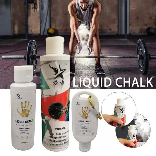 50-200ml Liquid Chalk Sports Magnesium Powder Fitness Weight Lifting A-Sport Elite Hub