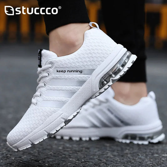 2024 New in Men Shoes Casual White Sneakers Mesh Summer Breathable Har-Sport Elite Hub